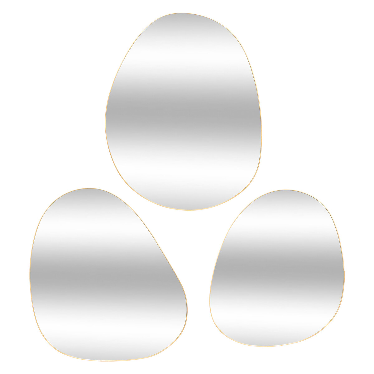 Conjunto de 3 espelhos de parede LIDA
