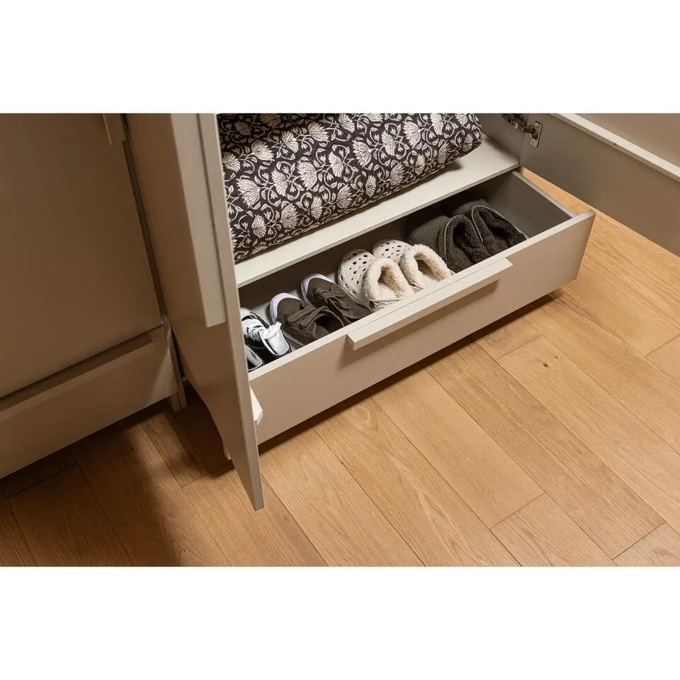 WOOOD Pure 2-deurs Hang/Legkast Splitdeur - Grenen - Dust - 215x95x60