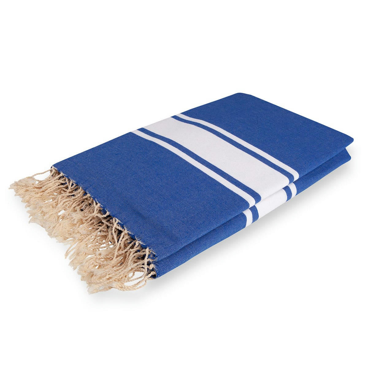 ST TROPEZ - Nappe rectangulaire coton  150x250 bleu grec