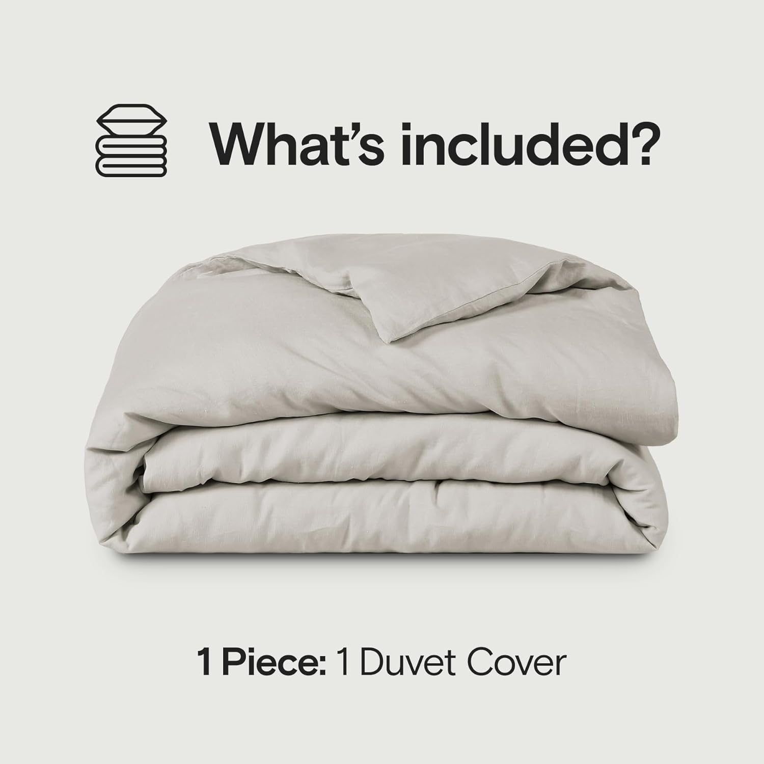 SIJO Premium Stone Washed Organic French Linen Duvet Cover, GOTS Certified Organic, Small Batch Sourced from Normandy, Best Cooling Linen Sheet Award by Sleep Foundation (Classic, Full/Queen)