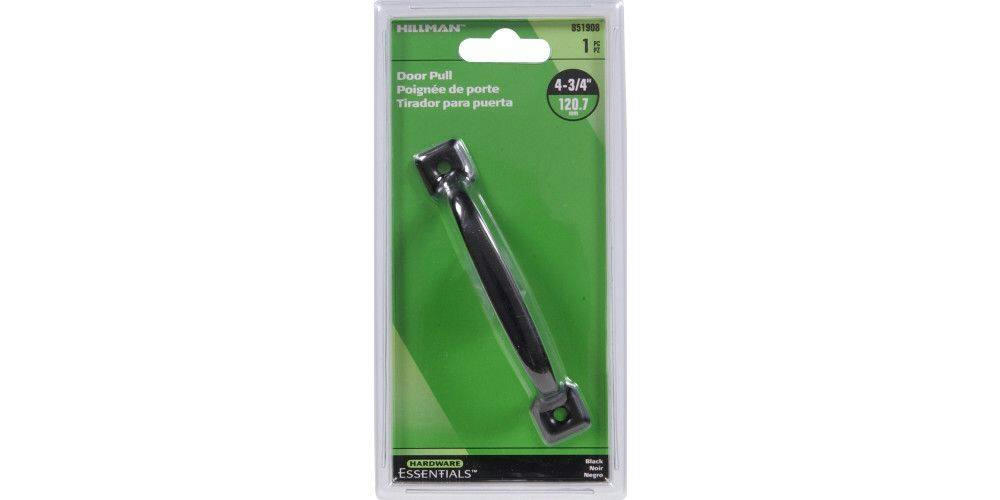 Hillman Black Screen Door Latch, For Medium Door Size, Zinc-Plated Steel, 4-3/4-in