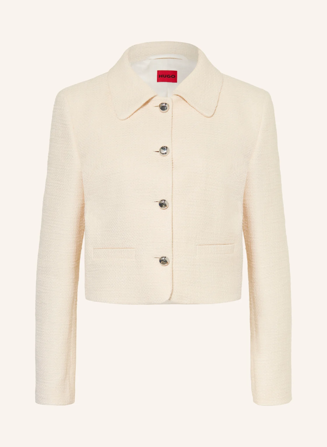 HUGO Kastenjacke ARESIA aus Bouclé