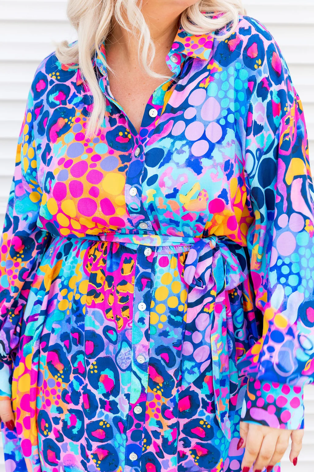 Maddison Midi Dress in Remix by Kasey Rainbow