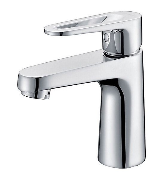Mitigeur lavabo robinet salle de bain et toilette chromé design