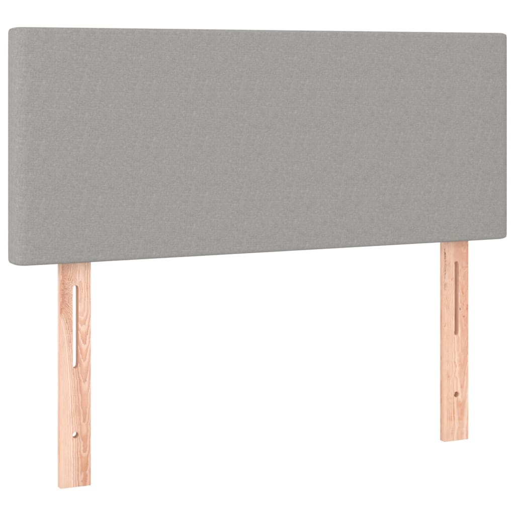 Wezgłowie Szary 80 x 5 x 78/88 cm Tkanina vidaXL