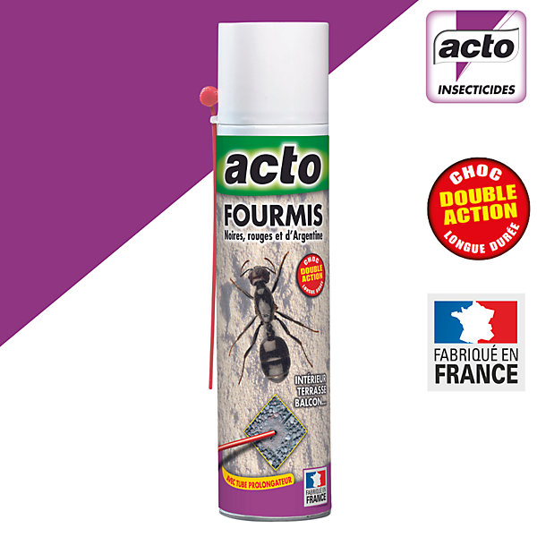 Aérosol double action anti-Fourmis Acto 400ml