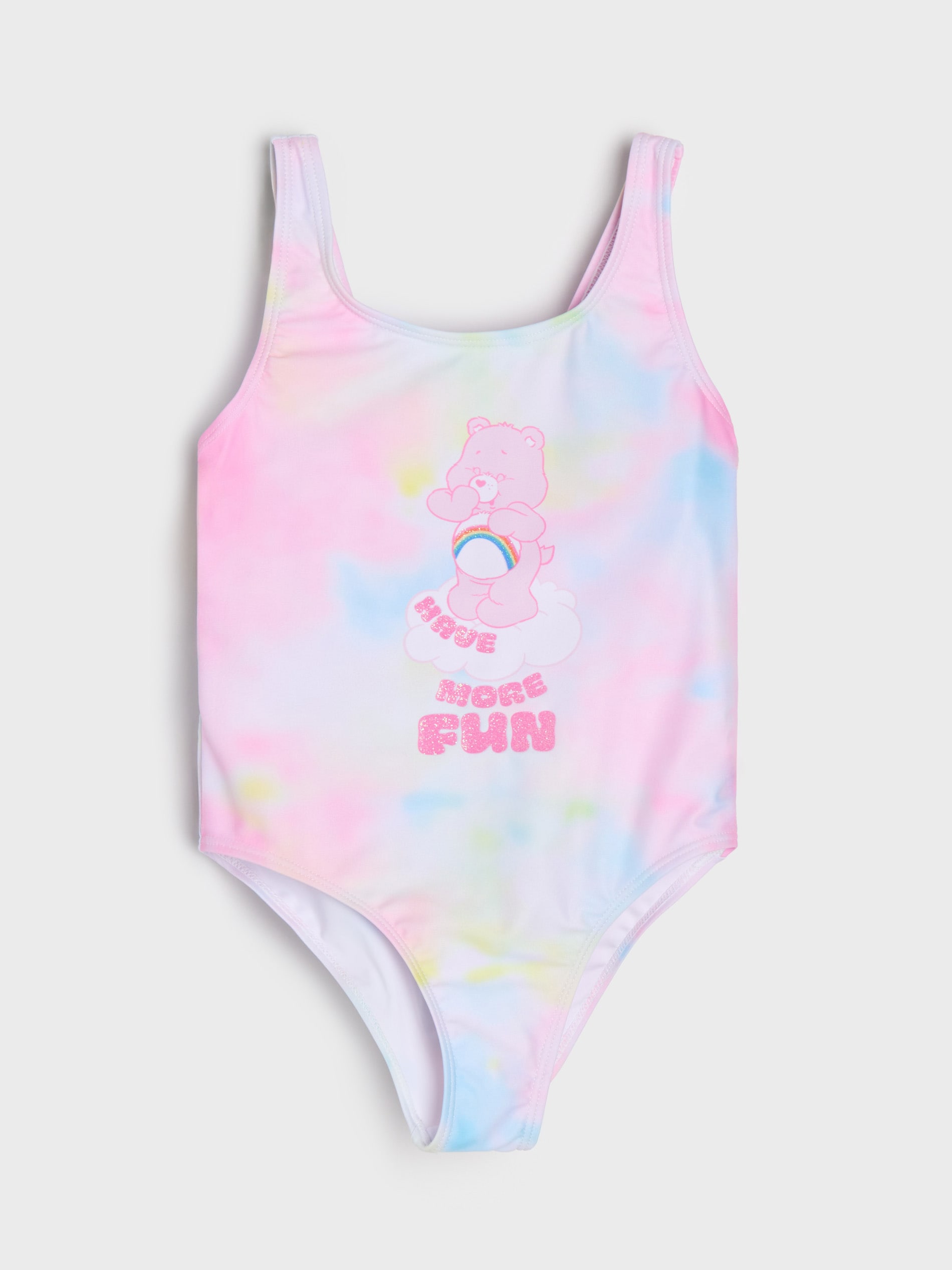 Strój kąpielowy tie-dye Care Bears