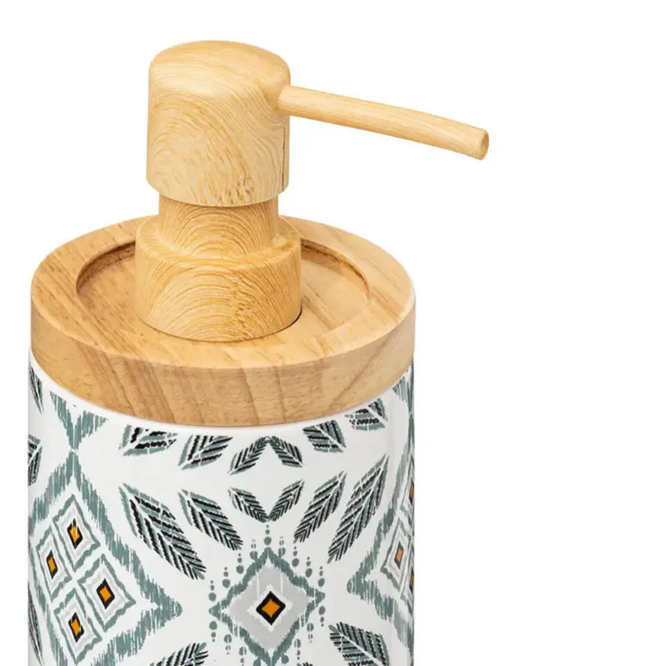 5Five Zeeppompje/dispenser - blauw - 8 x 19 cm - 270 ml - kunststeen