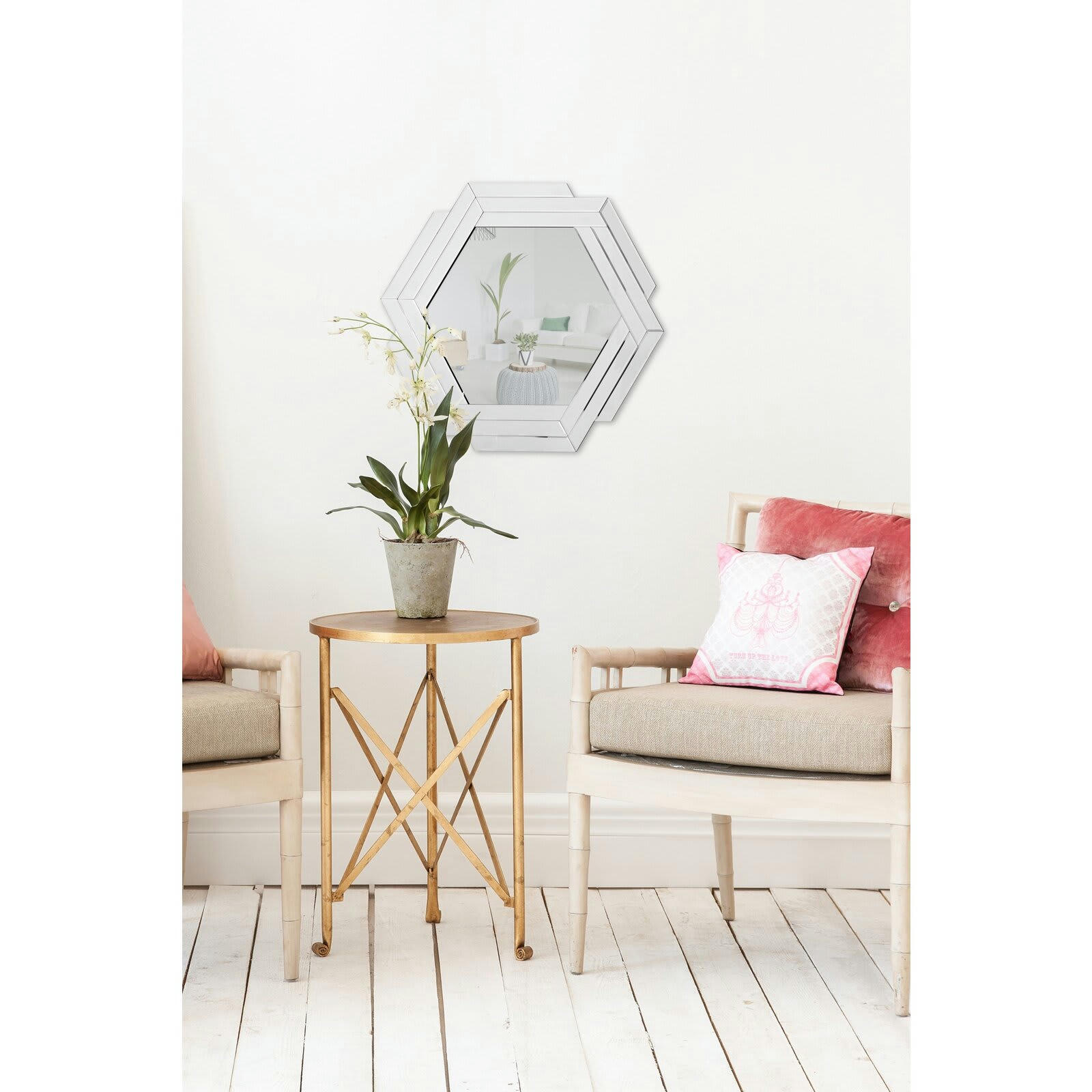 - Miroir Métal Argent