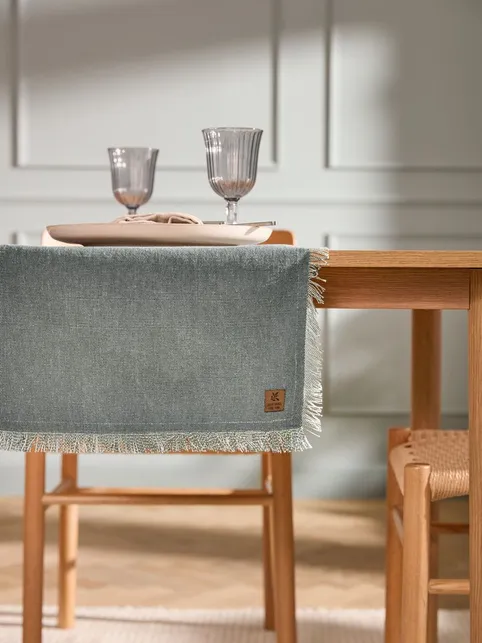 Bordløber BEKKEBLOM 40x150 grøn