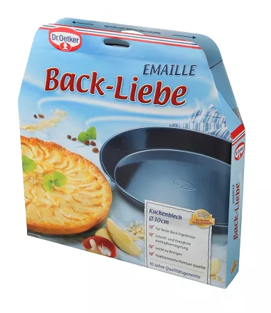 Forma okrągła 30 cm Dr.Oetker - Back-Liebe Emaille 11.2361