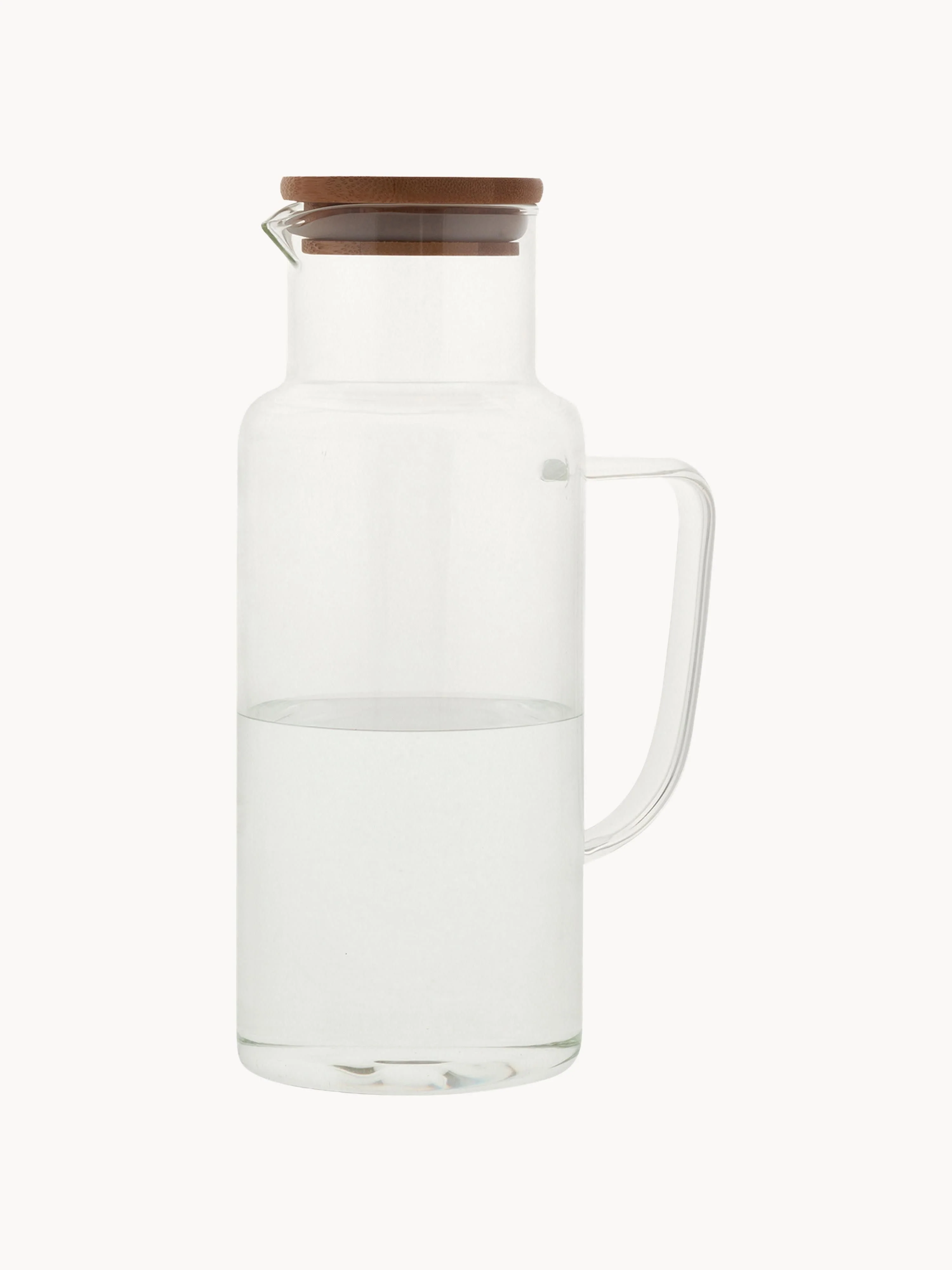 Karaffe Jarro mit Bambusdeckel, 1 L