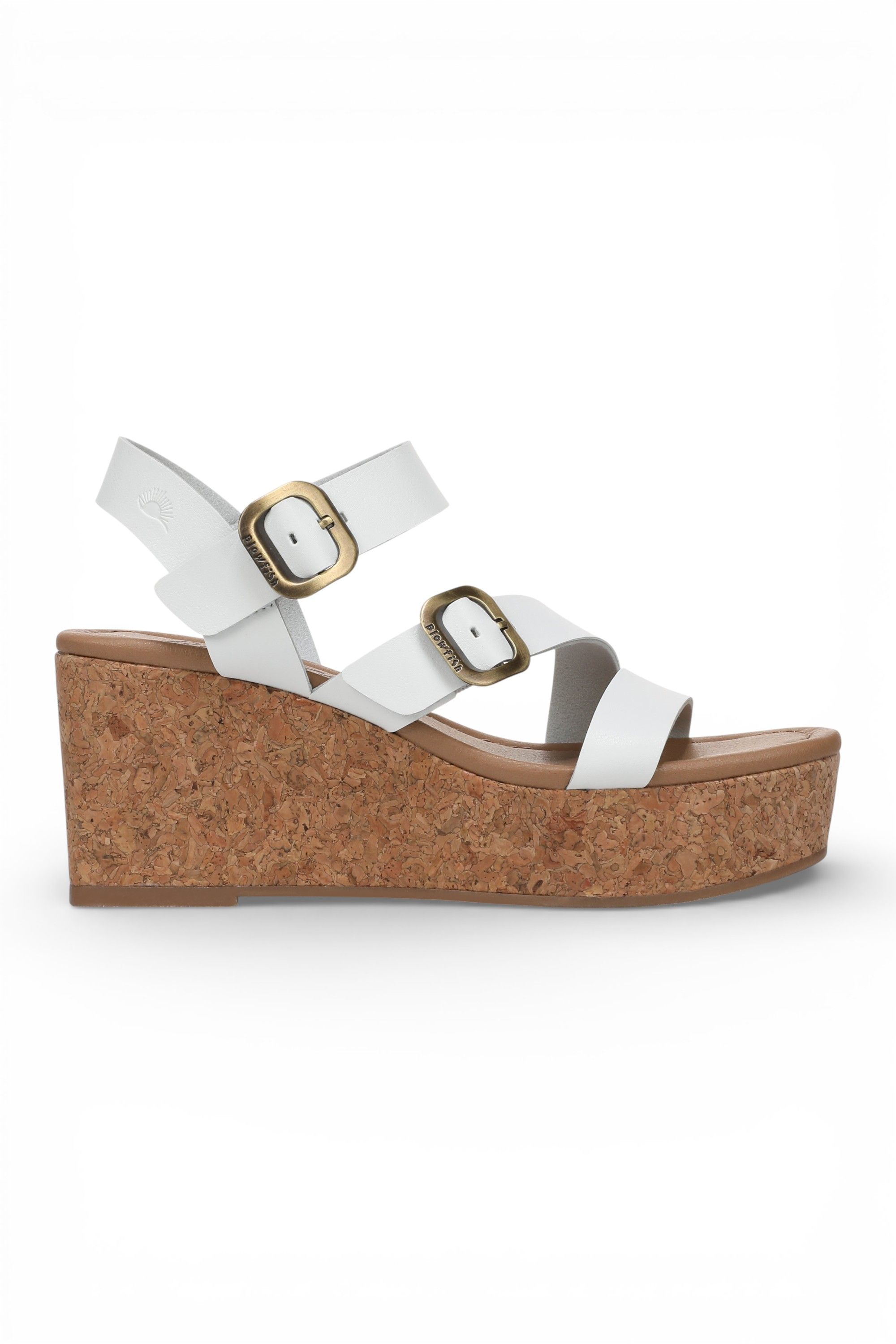 Infinity Leather Blowfish Wedge Strappy Espadrille Heel Sandals - Ali