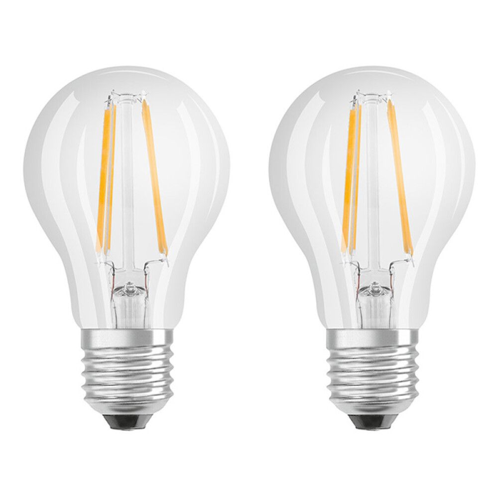 LYSPÆRE OSRAM LED E27 806LM 6W 2PK