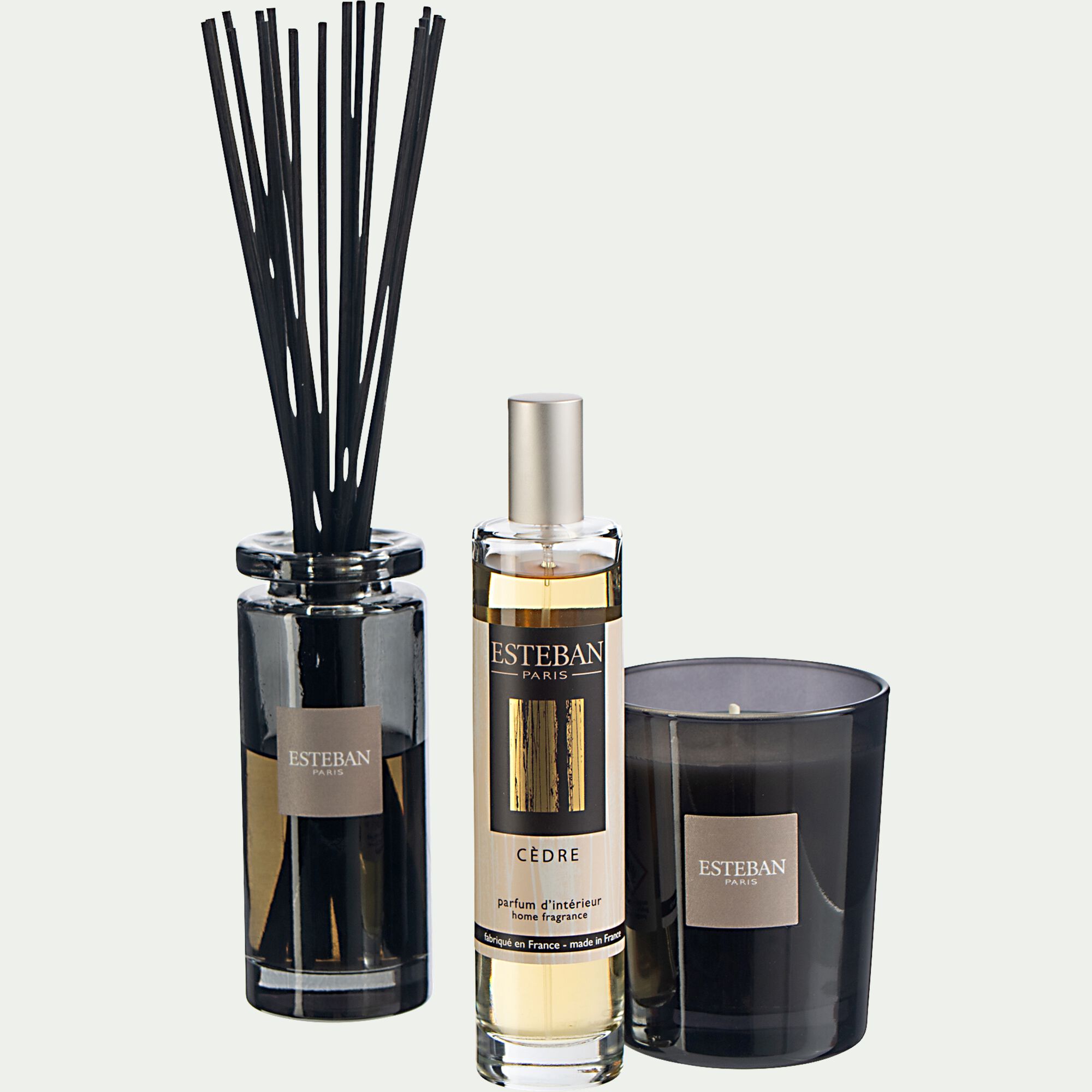 ESTEBAN - Bougie parfumée senteur Cèdre 180g