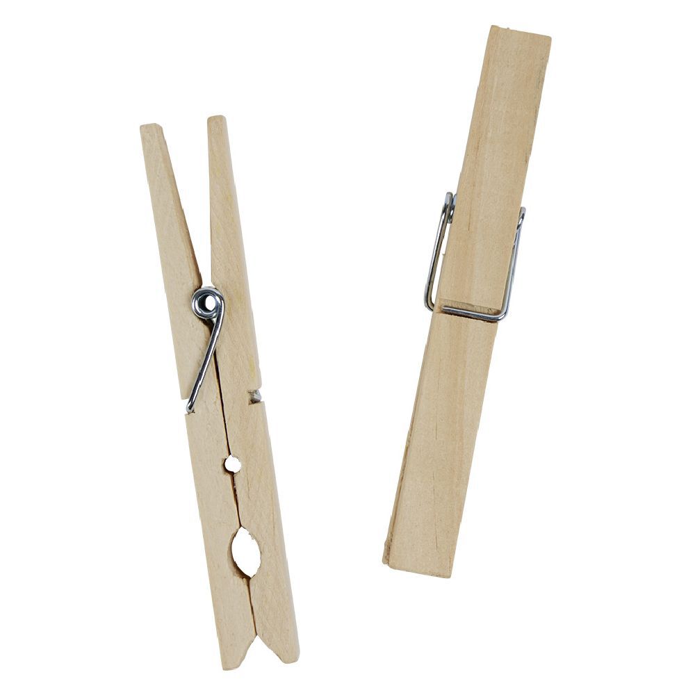 Pince à linge en bois x24