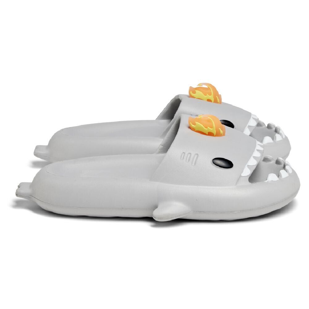 Chaussons requin flamme caoutchouc gris 38/39