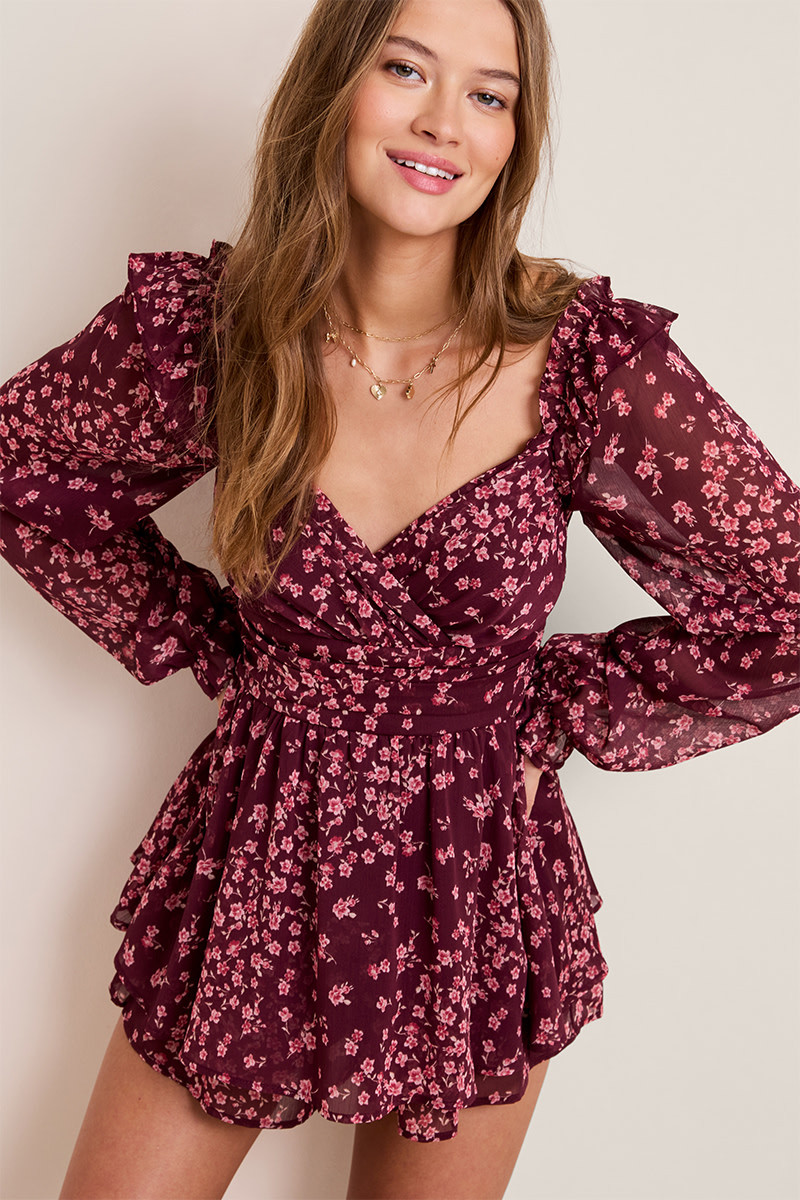 Dora Floral Romper