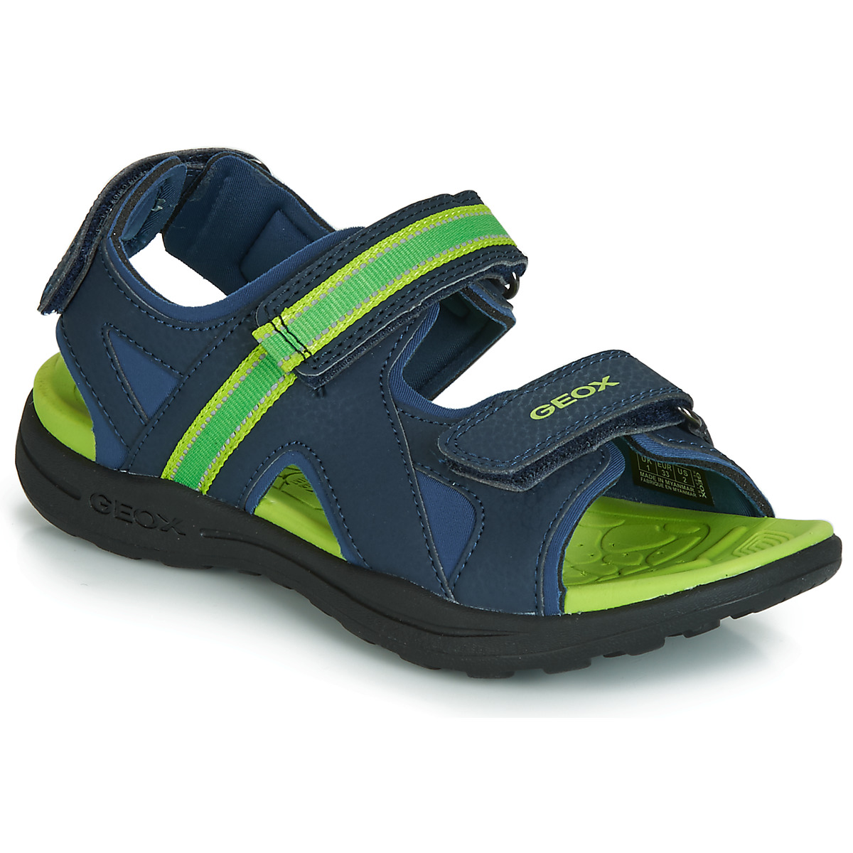 Geox - J GLEEFUL BOY - Blue / Yellow