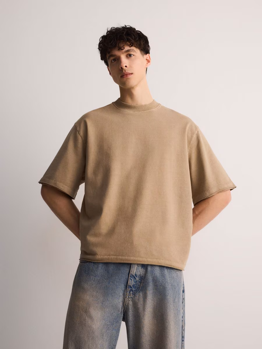 Boxy T-Shirt With Wash Effect