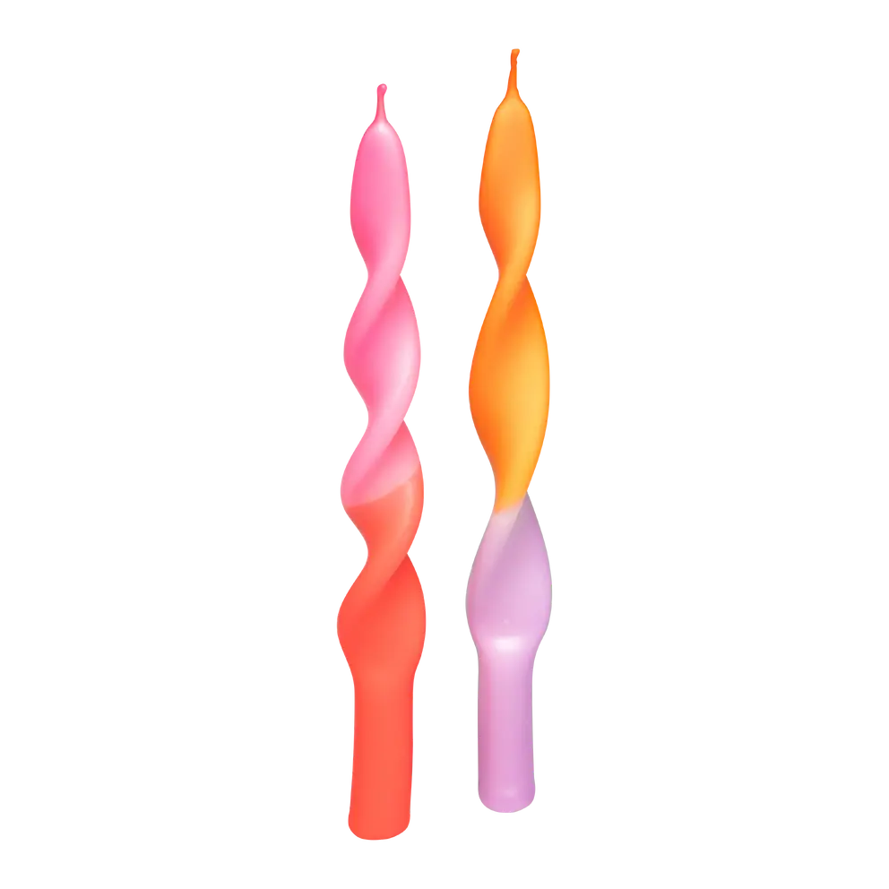 Stabkerze 2er-Set Curly-5506