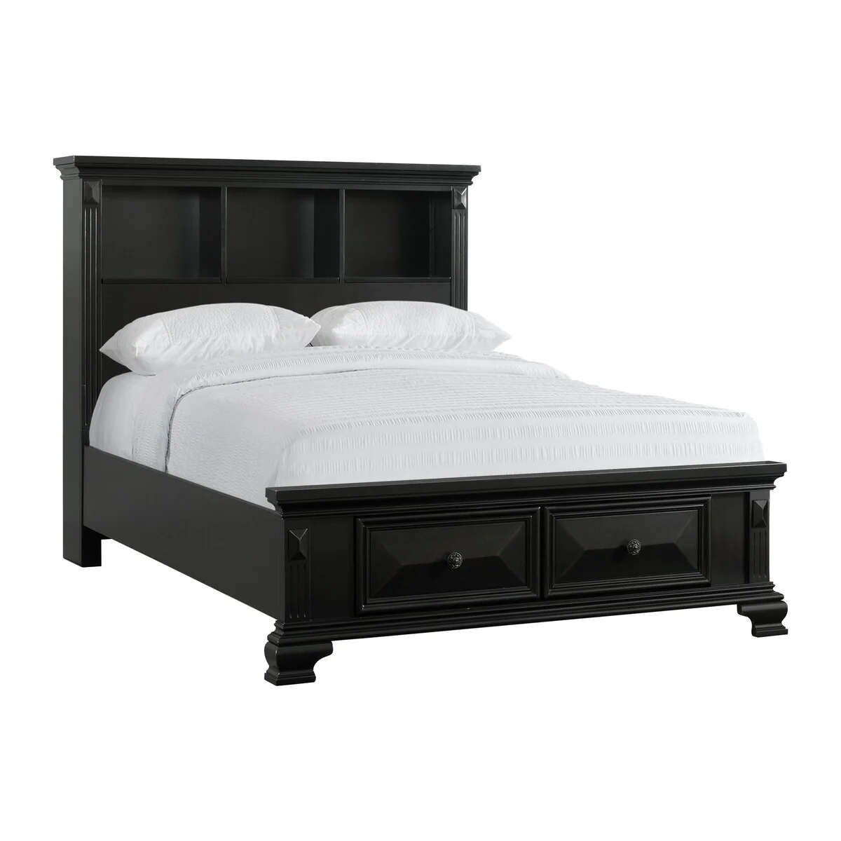 Picket House Furnishings Trent Full Storage 5PC Bedroom Set in Black