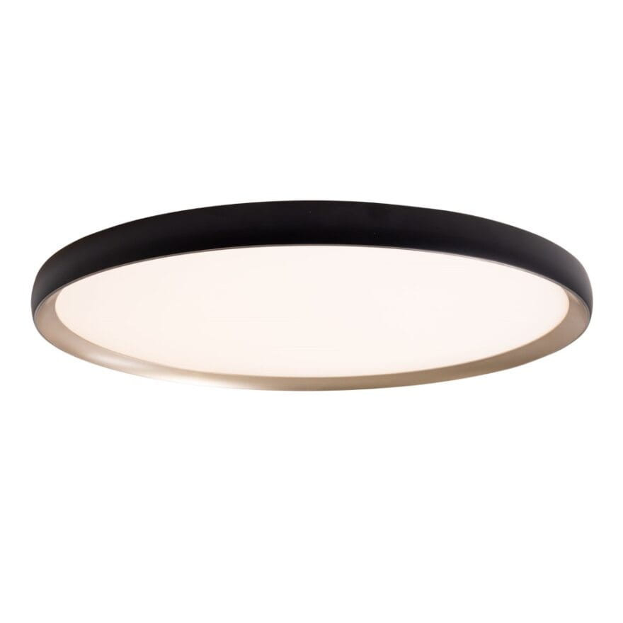Plafon VIKokrągły czarno-złoty LED 1x45W 48cm 3690lm IP20 Maxlight