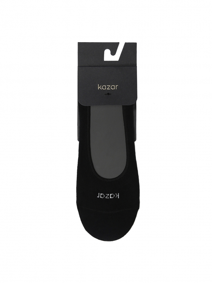 Ladies' black no-show socks