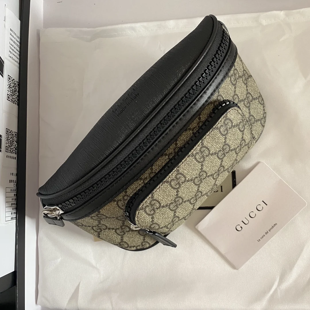 Gucci Canvas Crossbody Waist Bag