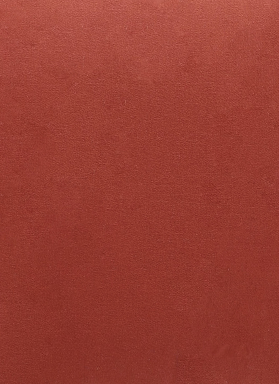 COUSSIN EN COTON UNI AVEC POMPONS EN JUTE ROUILLE