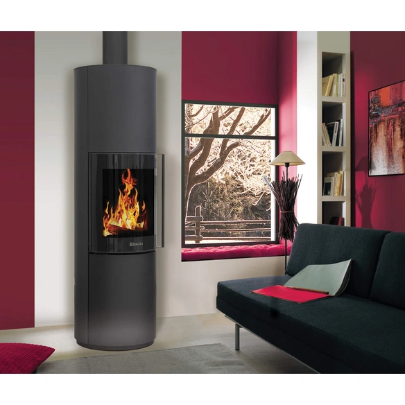 Kaminofen »Rook«, Stahl, schwarz, 6,3 kW (max.)