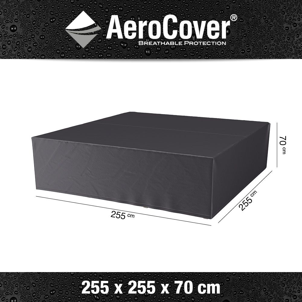Ruma AeroCover Lounge Set Waterproof Square Cover Garden Furniture W255xD255xH70cm
