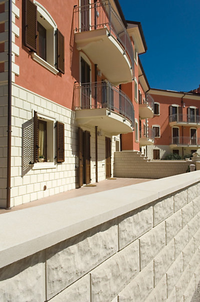 Dessus de muret plat blanc 100 x 30 cm