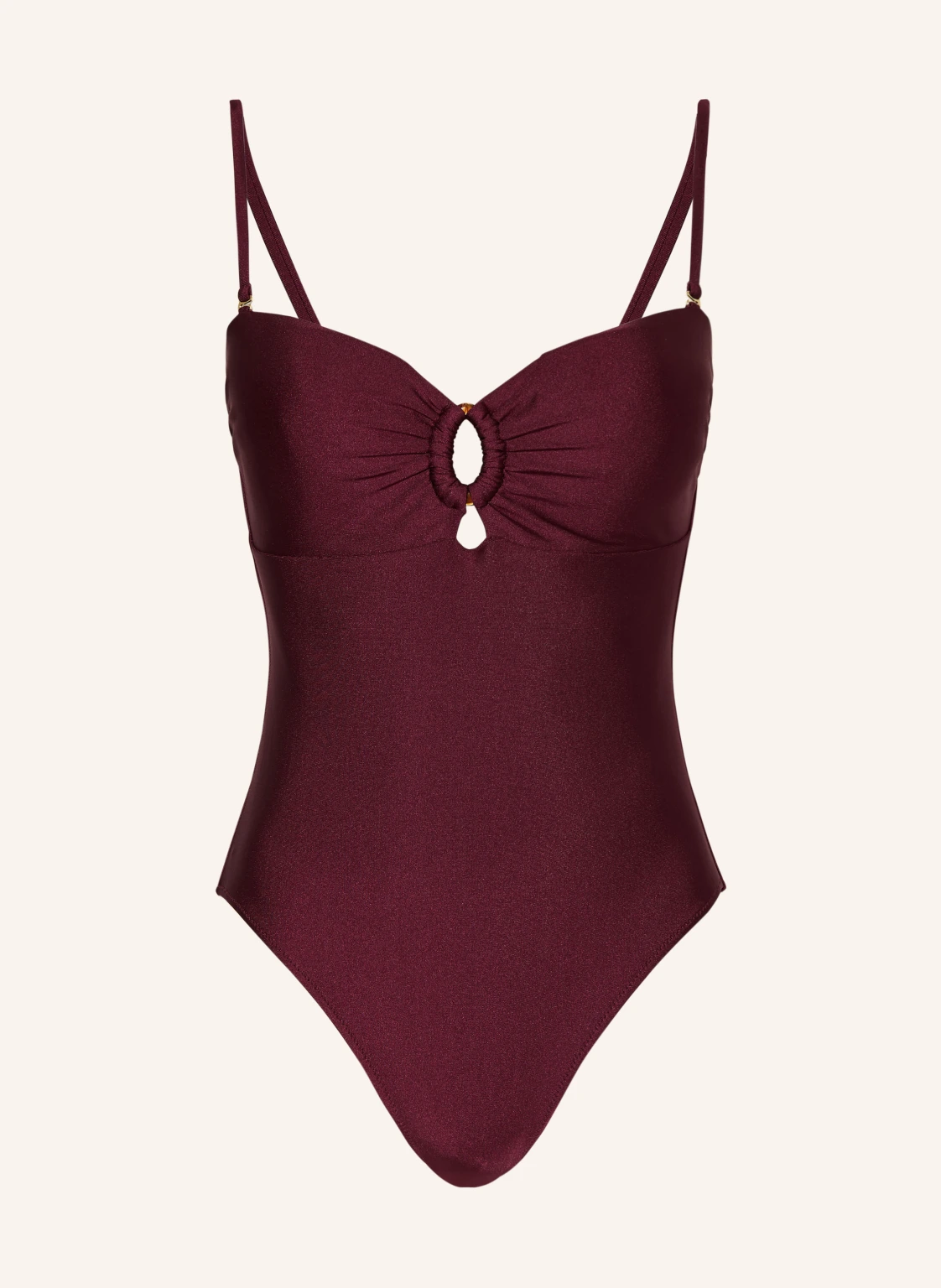 MRS & HUGS Bandeau-Badeanzug mit Cut-outs