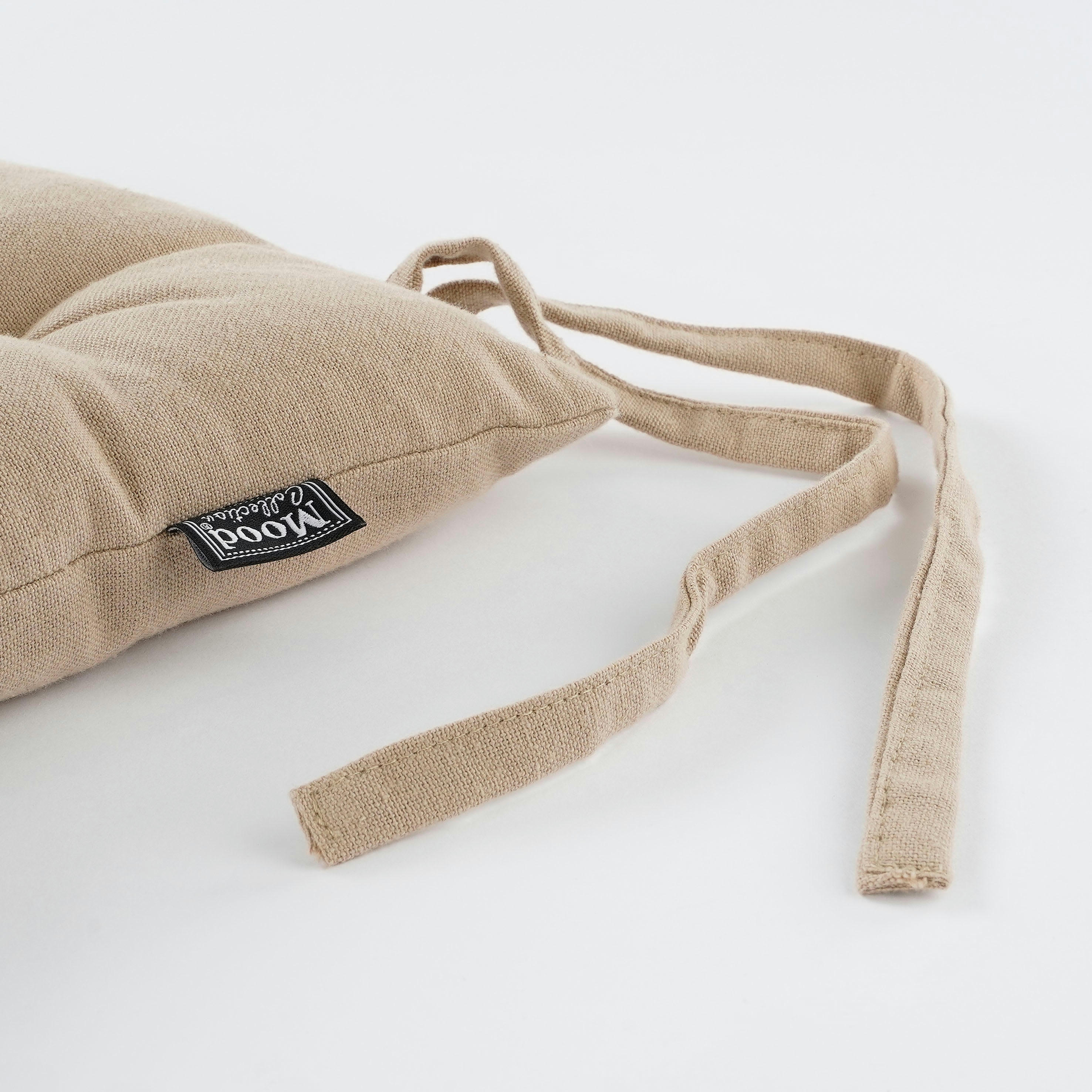 TIVOLI - Coussin de chaise d'exterieur beige 45x45