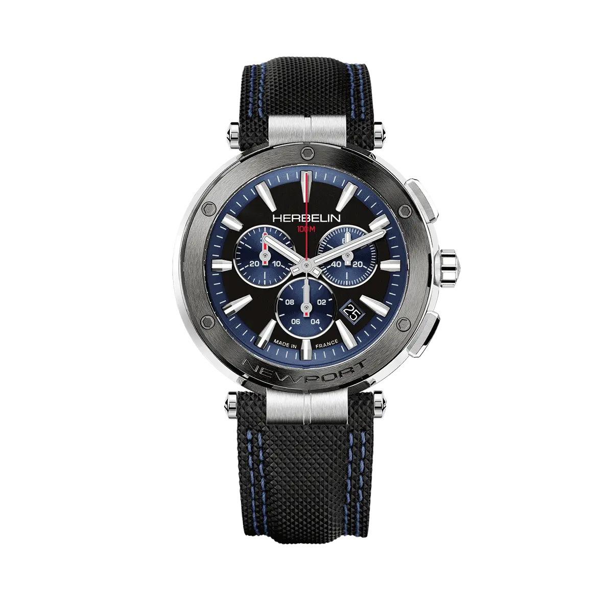 NEWPORT – CHRONOGRAPHE – ACIER PVD NOIR