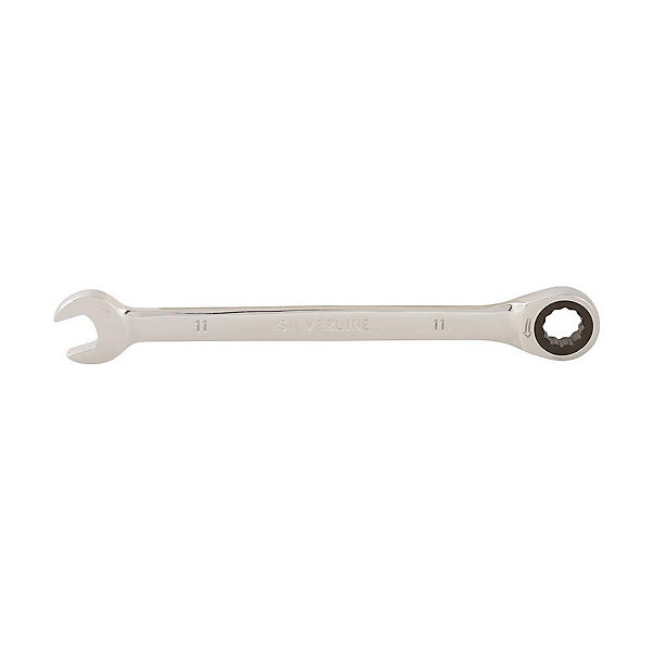 Clé Mixte à Cliquet 11 mm - Outil Pratique et Efficace pour Mécaniciens - Silverline