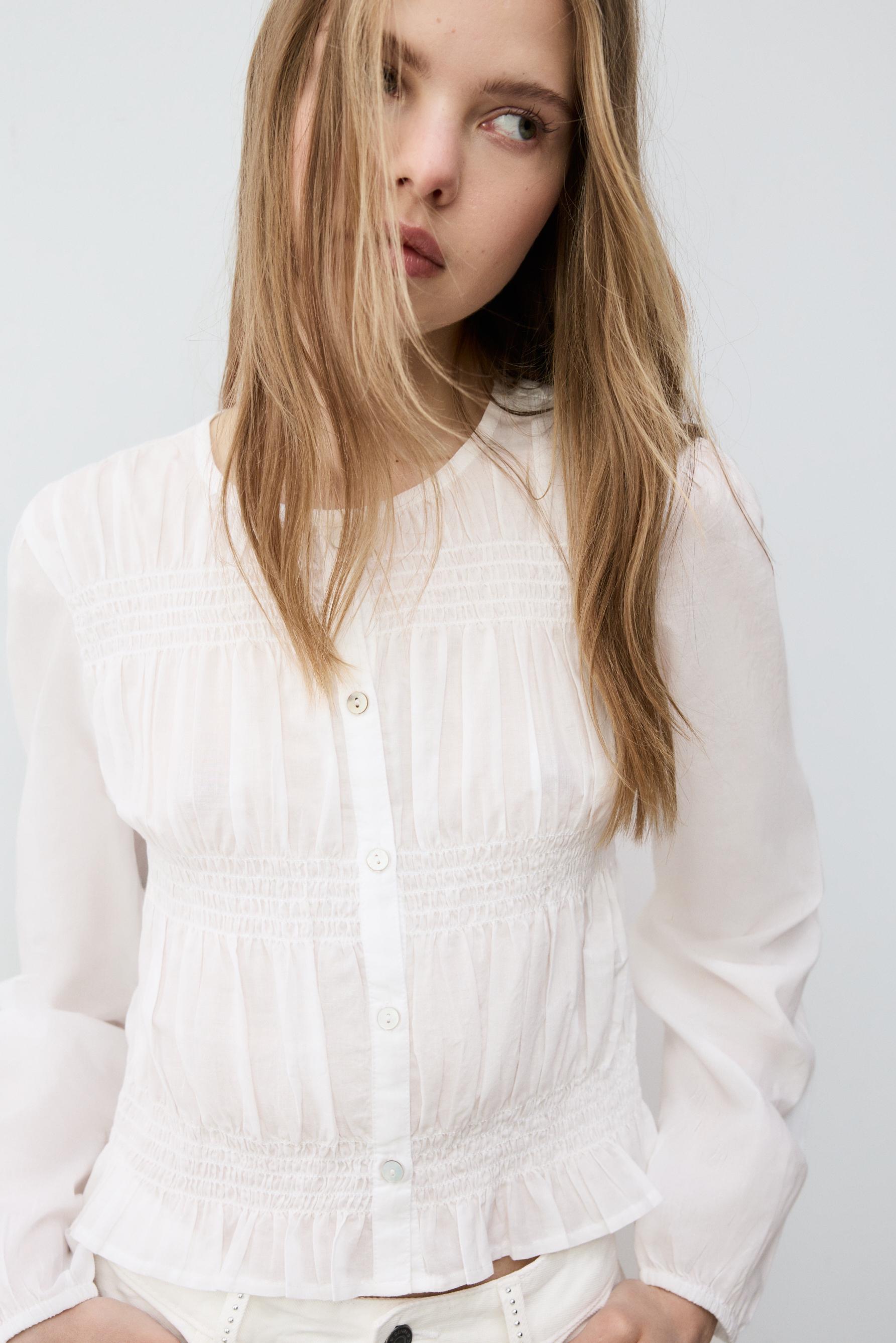 Camisa nido de abeja