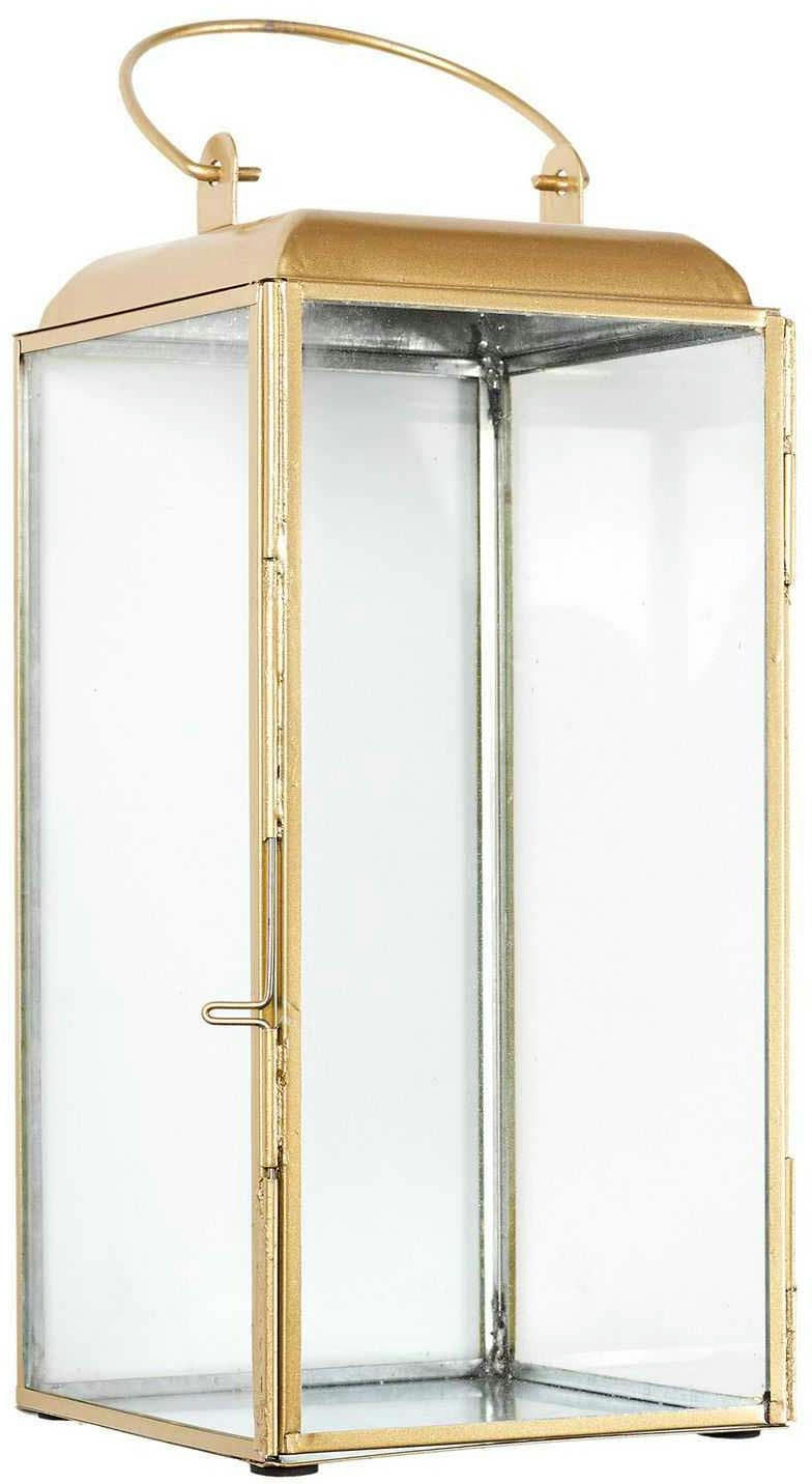 - Lanterne en métal et verre 30 cm
