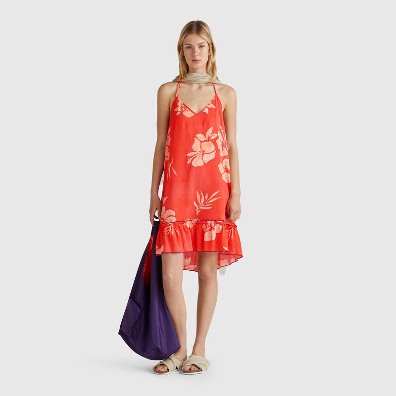 Dress with flower print