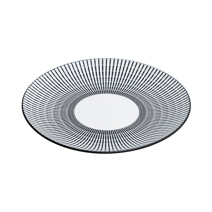 Prato de sobremesa 19cm LUNIS preto