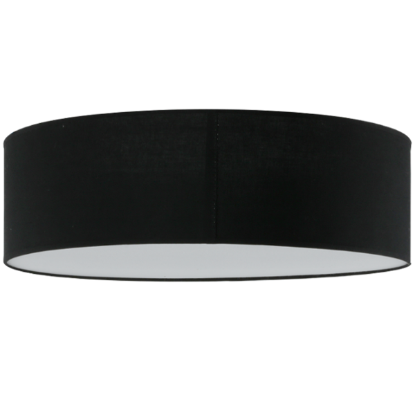 Plafon czarny okrągły 40cm IGLO 3xE27x40W IP20 Lampex
