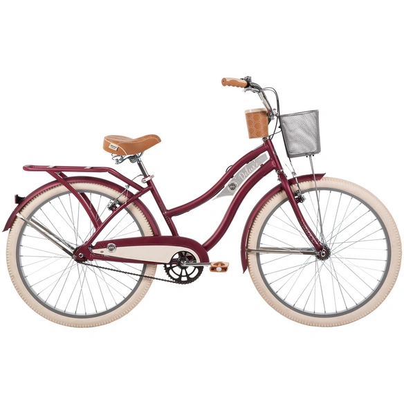Cruiser-Bike »Deluxe«, 26 Zoll, Dark Berry