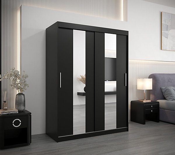 Armoire Pole à portes coulissantes H. 200 x L. 150 x P. 62, 2 portes