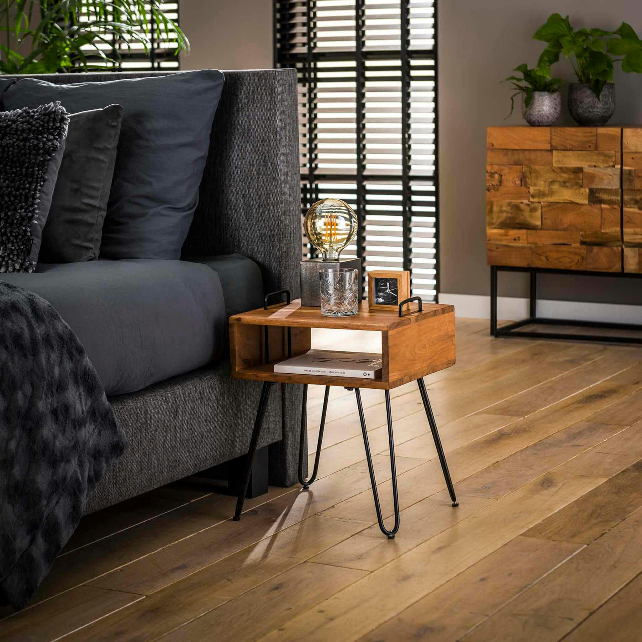 - Chevet 1 niche naturel