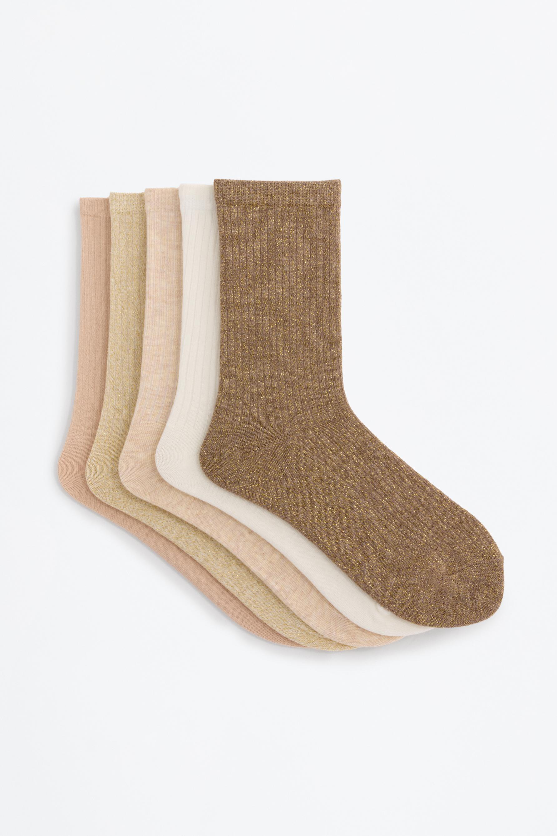 Calcetines hilatura metalizada (Pack 5)