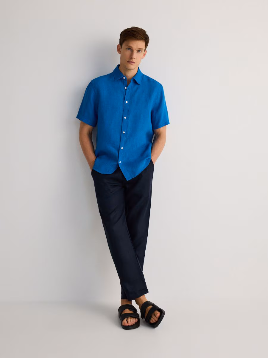 Comfort Fit Linen Shirt