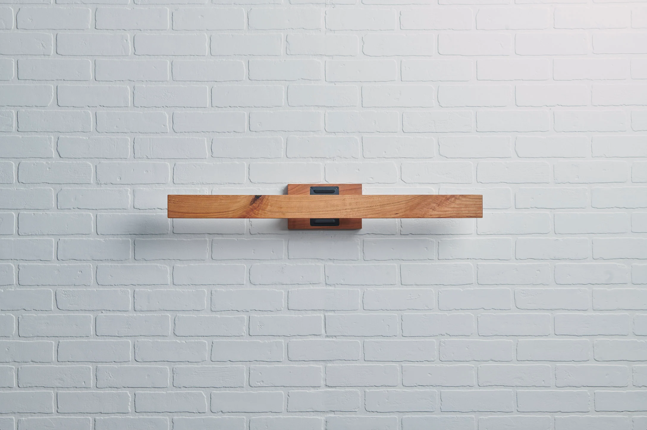 Seks Linear Vanity | Minimalist Lighting | MCM LED Light | Bathroom Lighting | Brass Wood Light | Horizontal Wall Sconce | Wood Vanity