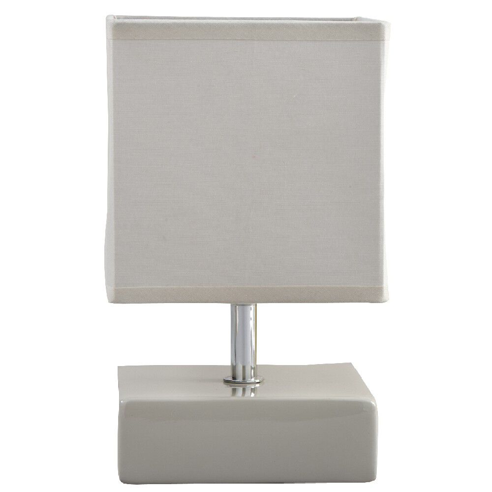 Lampe carrée beige