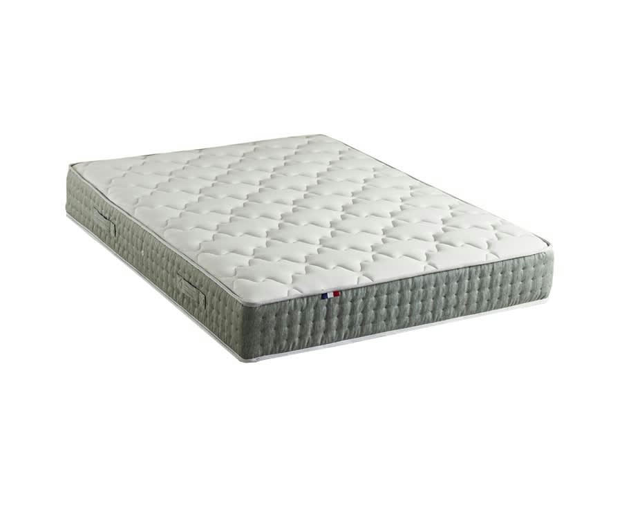HYGGE - Matelas ressort 7 zones face hiver/été 140x190